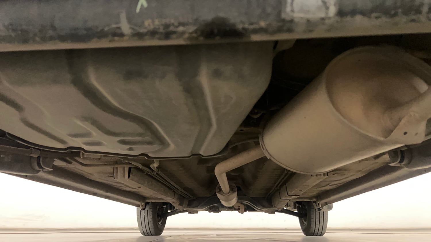 Used 2018 Maruti Suzuki Wagon R LXI CNG (O) Cng Manual extra REAR UNDERBODY VIEW (TAKEN FROM REAR)