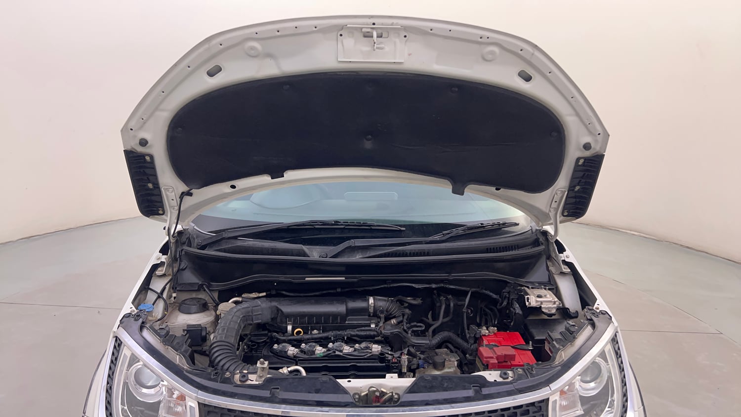 Used 2018 Maruti Suzuki Ignis Alpha 1.2 AMT Petrol Automatic engine ENGINE & BONNET OPEN FRONT VIEW