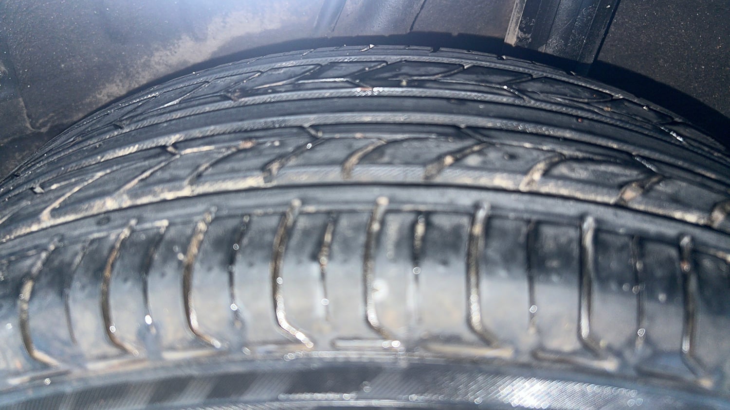 Used 2022 Honda Amaze VX CVT 1.2 Petrol Petrol Automatic tyres LEFT REAR TYRE TREAD VIEW