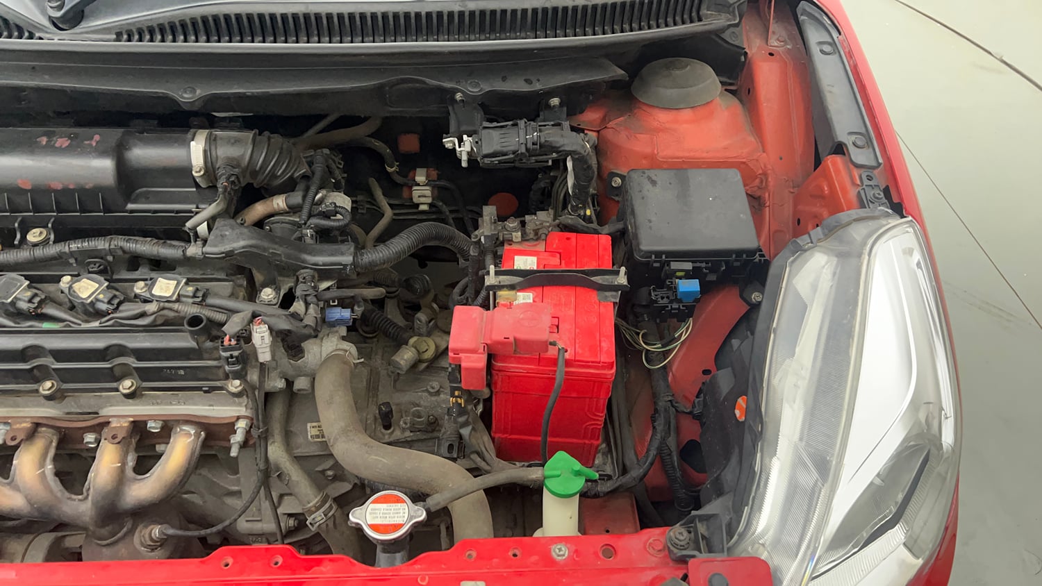Used 2018 Maruti Suzuki Baleno Delta 1.2 Petrol Manual engine ENGINE LEFT SIDE VIEW