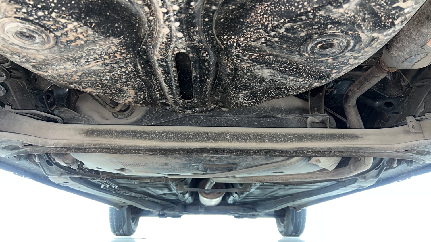 Used 2019 Maruti Suzuki Baleno Delta Petrol Manual extra REAR UNDERBODY VIEW (TAKEN FROM REAR)
