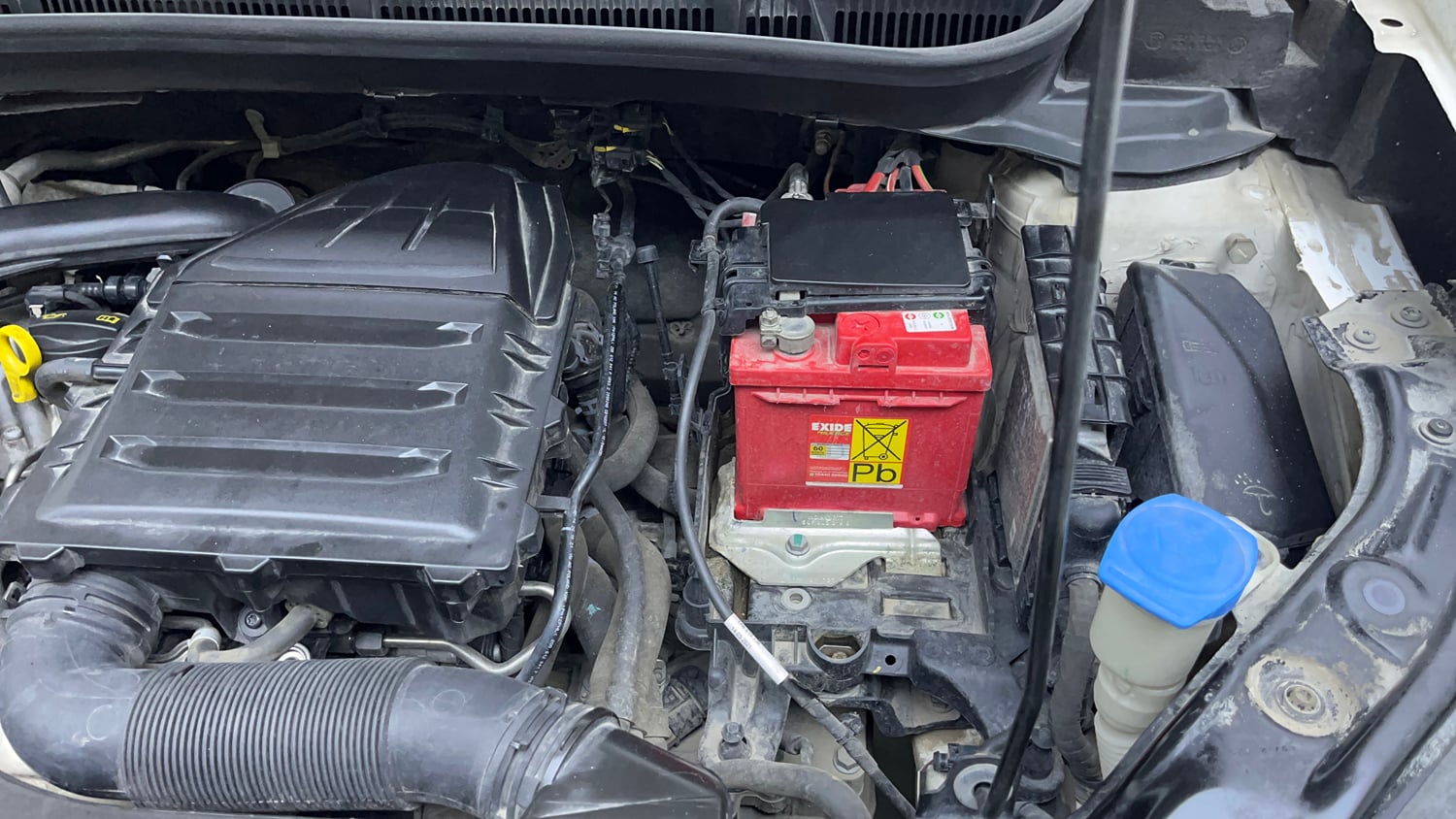 Used 2022 Volkswagen Taigun Topline 1.0 TSI AT Petrol Automatic engine ENGINE LEFT SIDE VIEW