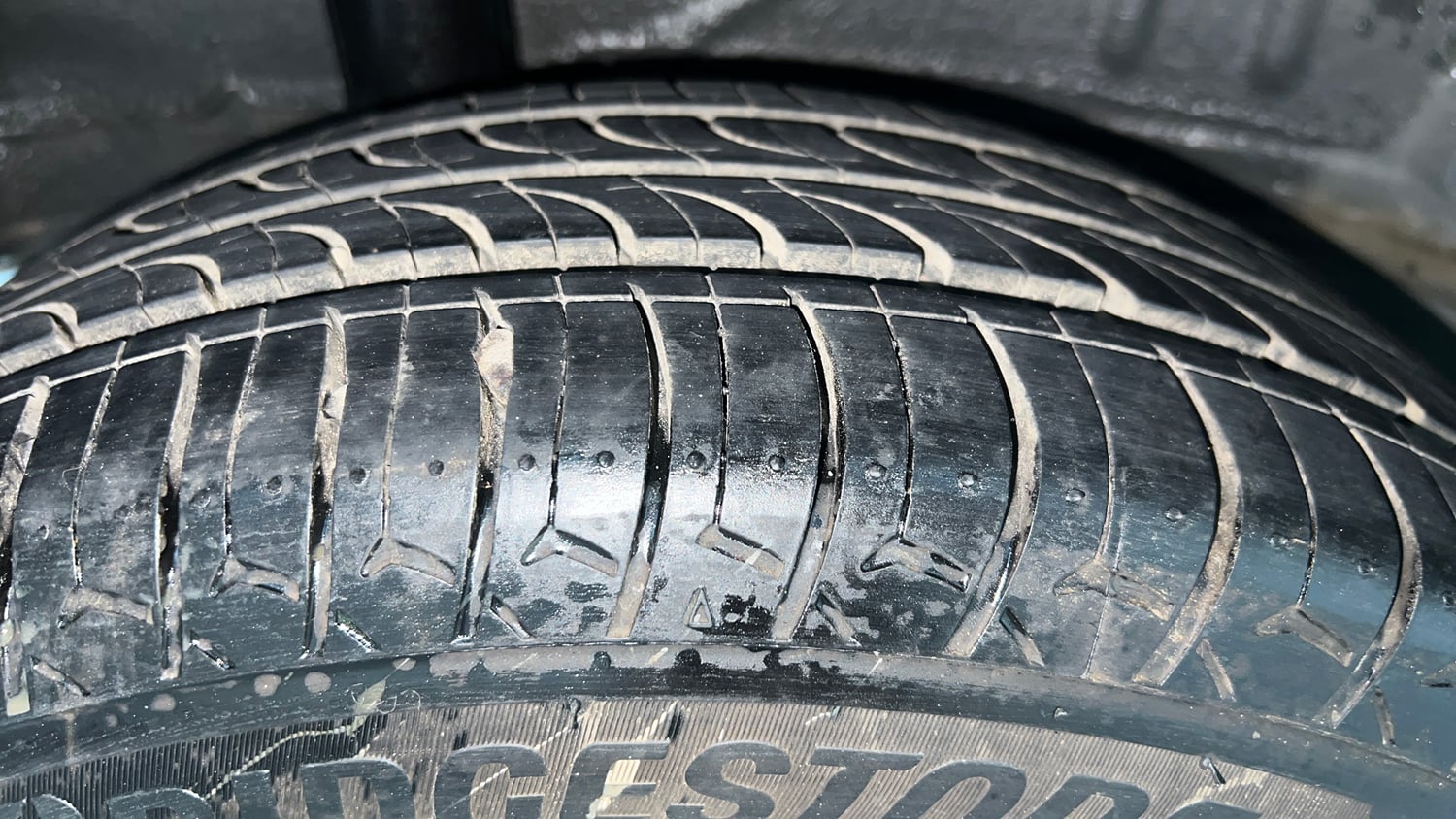 Used 2022 Honda Amaze S MT 1.2 Petrol Petrol Manual tyres RIGHT REAR TYRE TREAD VIEW