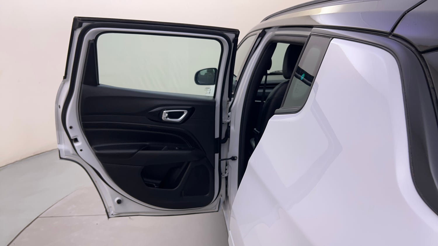 Used 2022 Jeep Compass 5th Anniversary Edition 1.4 Petrol DCT Petrol Automatic interior LEFT REAR DOOR OPEN VIEW