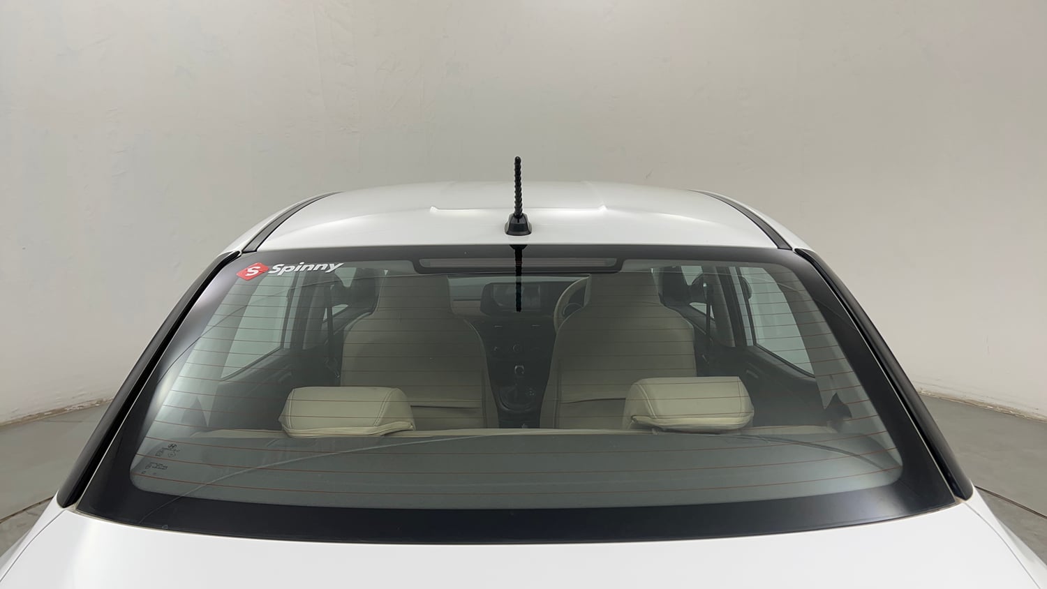 Used 2022 Hyundai Aura S 1.2 AMT Petrol Petrol Automatic exterior BACK WINDSHIELD VIEW