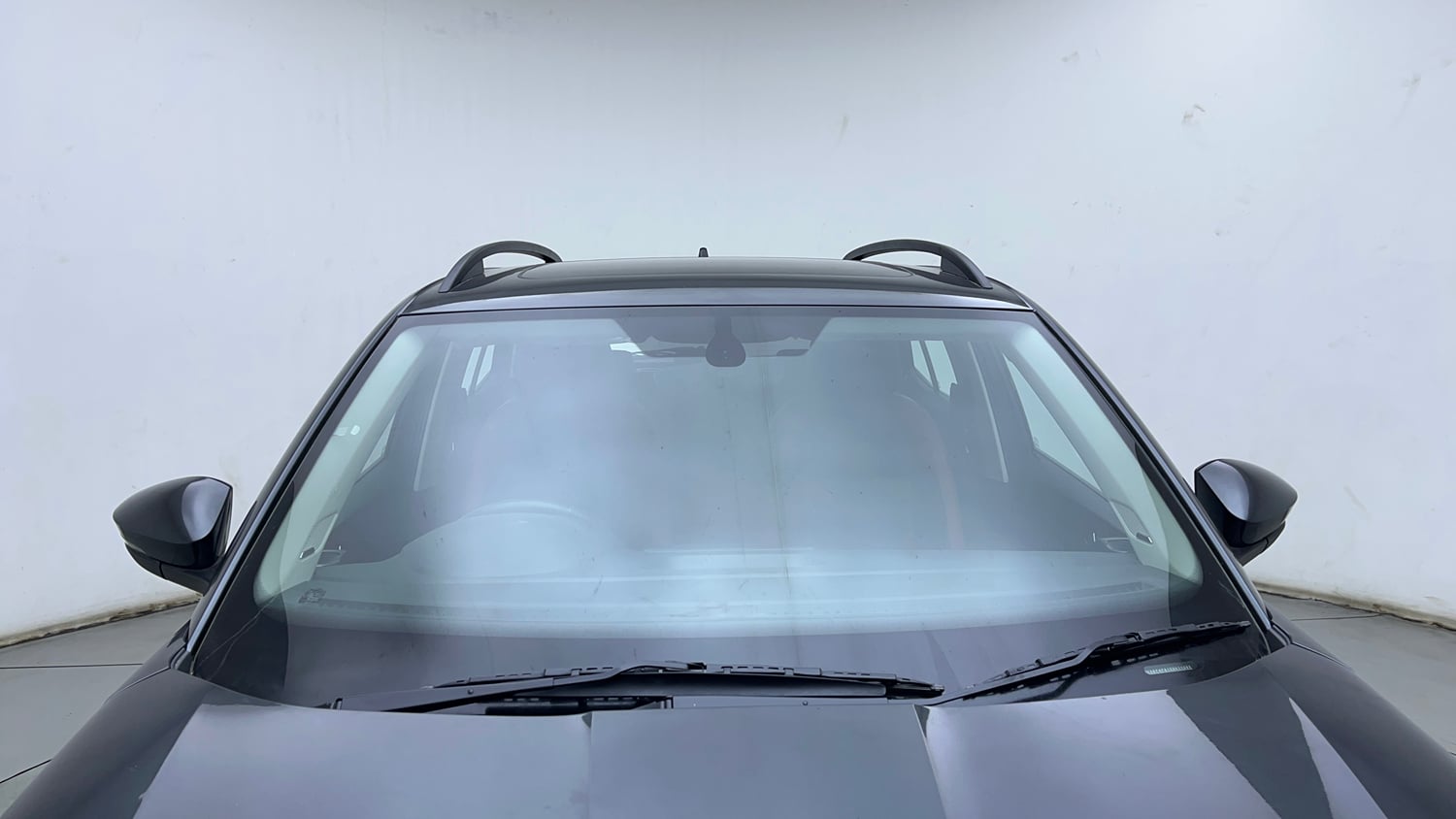Used 2025 Skoda Kushaq Monte Carlo 1.0L TSI AT Petrol Automatic exterior FRONT WINDSHIELD VIEW