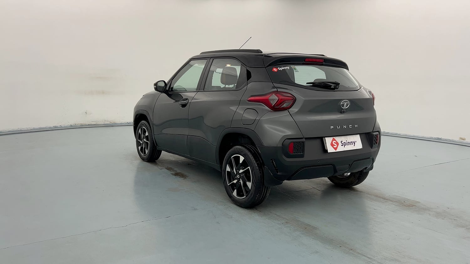 Used 2022 Tata Punch Creative Dual Tone Petrol Manual exterior LEFT REAR CORNER VIEW