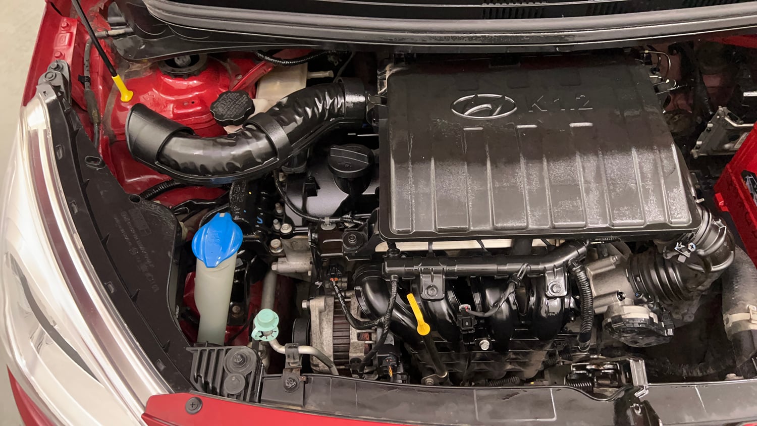 Used 2018 Hyundai Grand i10 Asta 1.2 Kappa VTVT Petrol Manual engine ENGINE RIGHT SIDE VIEW