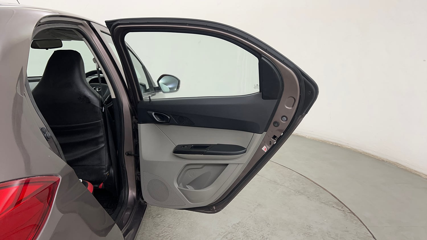 Used 2017 Tata Tiago Revotron XT Petrol Manual interior RIGHT REAR DOOR OPEN VIEW