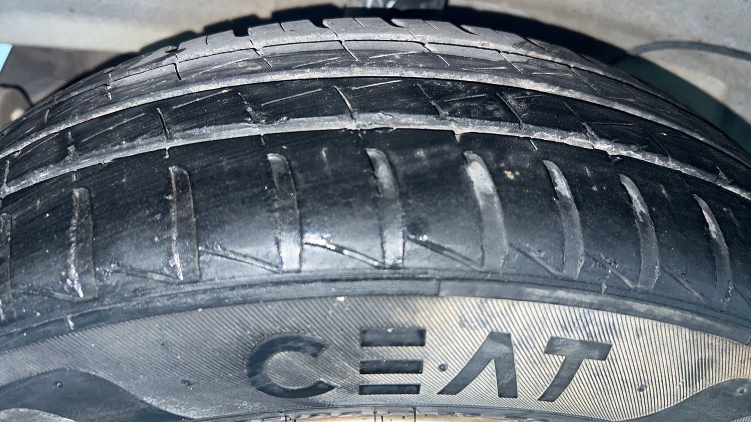 Used 2020 Hyundai Santro Magna Petrol Manual tyres RIGHT REAR TYRE TREAD VIEW