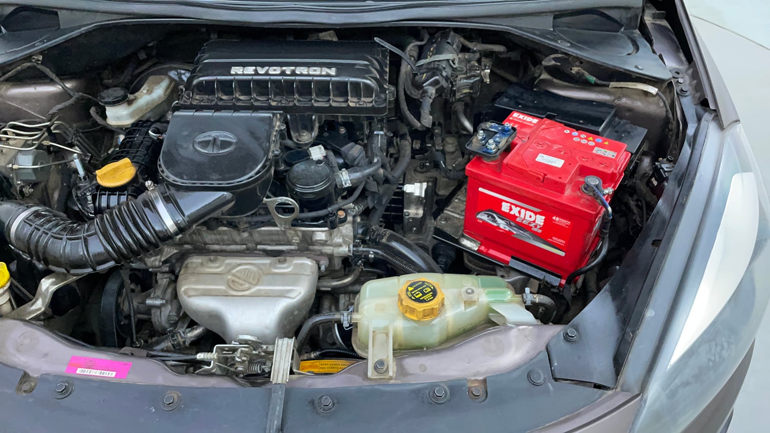 Used 2018 Tata Tigor Revotron XZA Petrol Automatic engine ENGINE LEFT SIDE VIEW