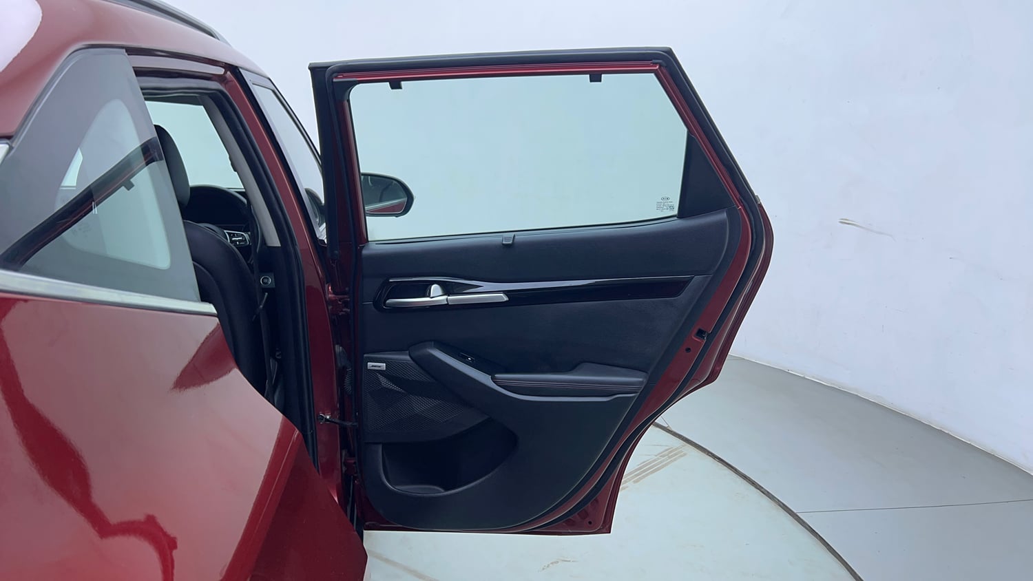 Used 2020 Kia Seltos GTX Plus DCT 1.4 Petrol Automatic interior RIGHT REAR DOOR OPEN VIEW