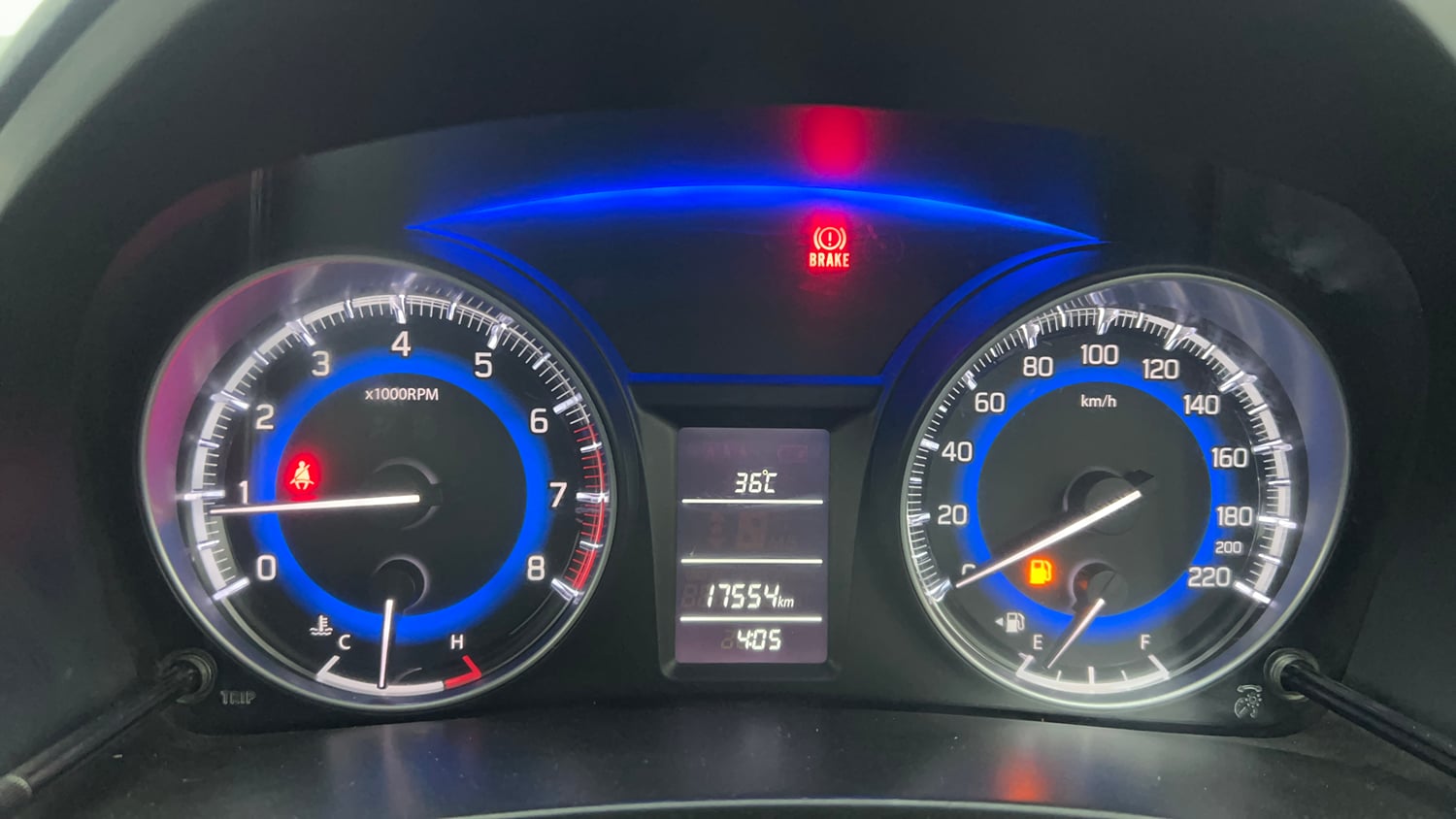 Used 2019 Maruti Suzuki Baleno Delta Petrol Manual interior CLUSTERMETER VIEW