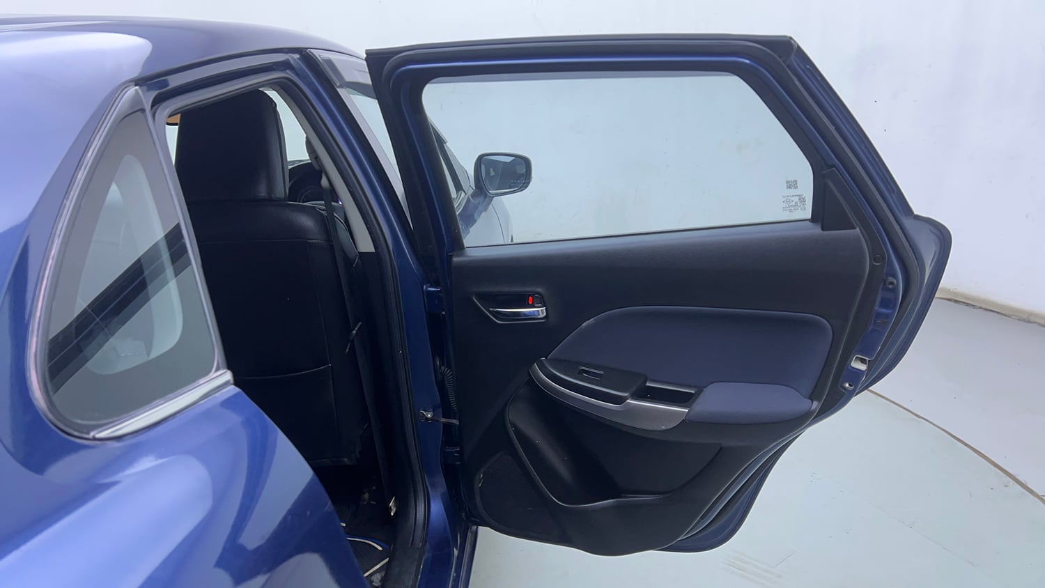 Used 2021 Maruti Suzuki Baleno Zeta Petrol Manual interior RIGHT REAR DOOR OPEN VIEW