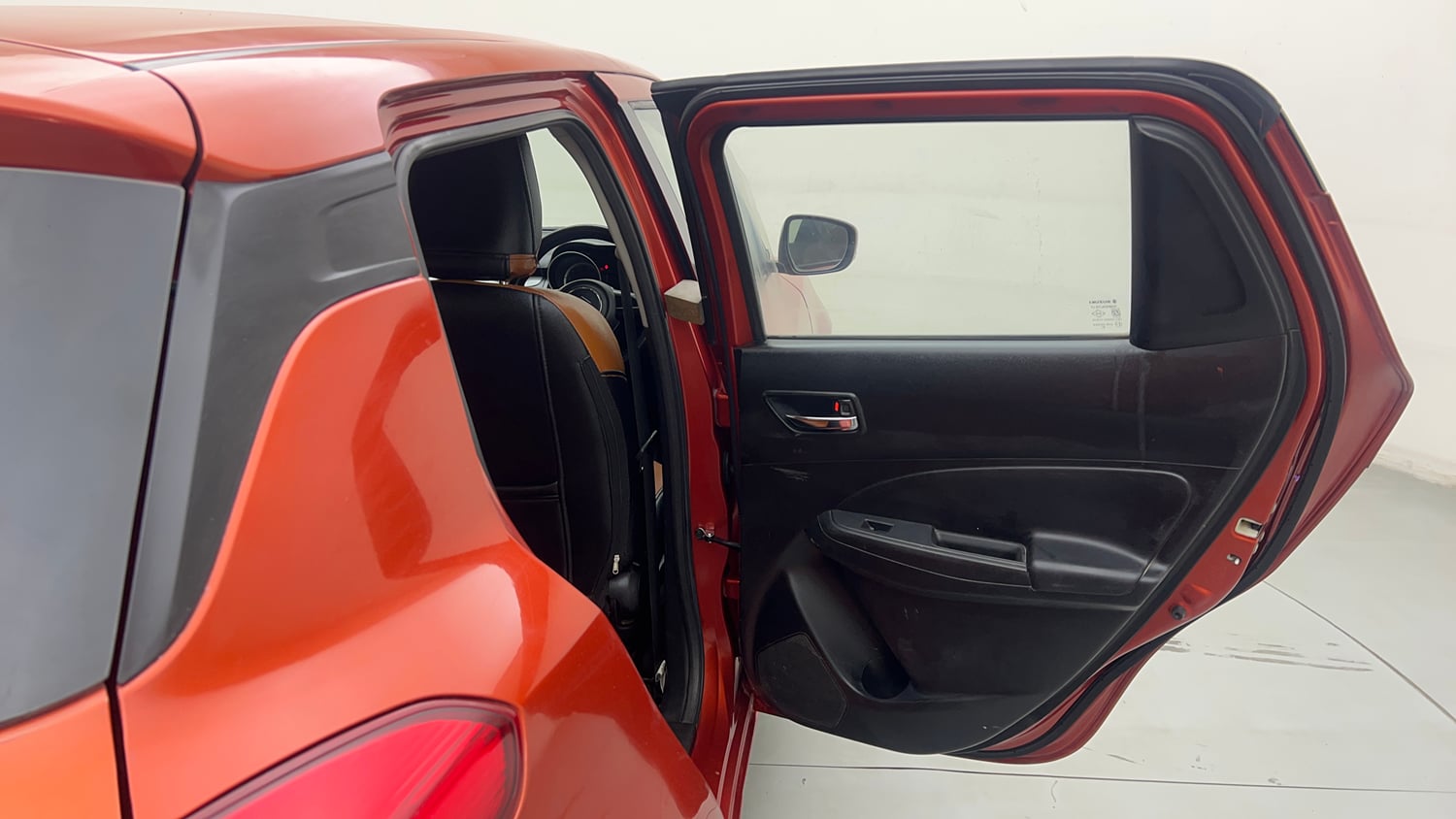 Used 2018 Maruti Suzuki Swift VXi Petrol Manual interior RIGHT REAR DOOR OPEN VIEW