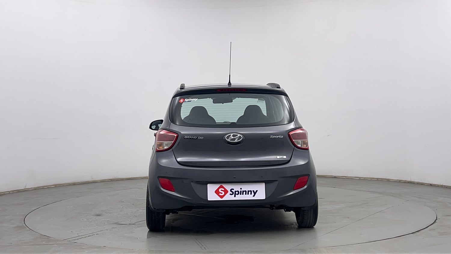 Used 2015 Hyundai Grand i10 Sportz 1.2 Kappa VTVT Petrol Manual exterior BACK VIEW