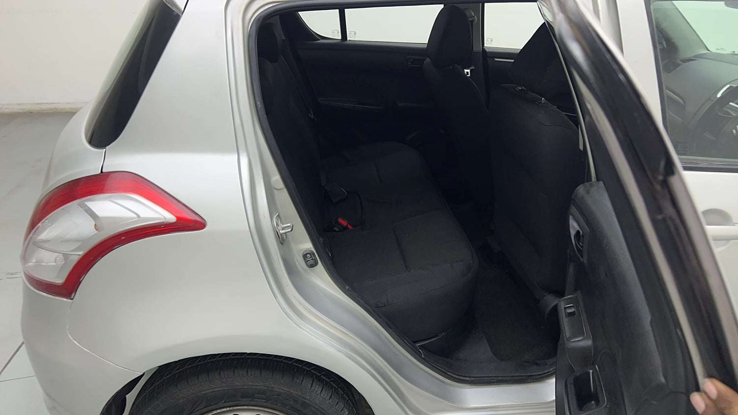 Used 2017 Maruti Suzuki Swift Lxi (O) Petrol Manual interior RIGHT SIDE REAR DOOR CABIN VIEW
