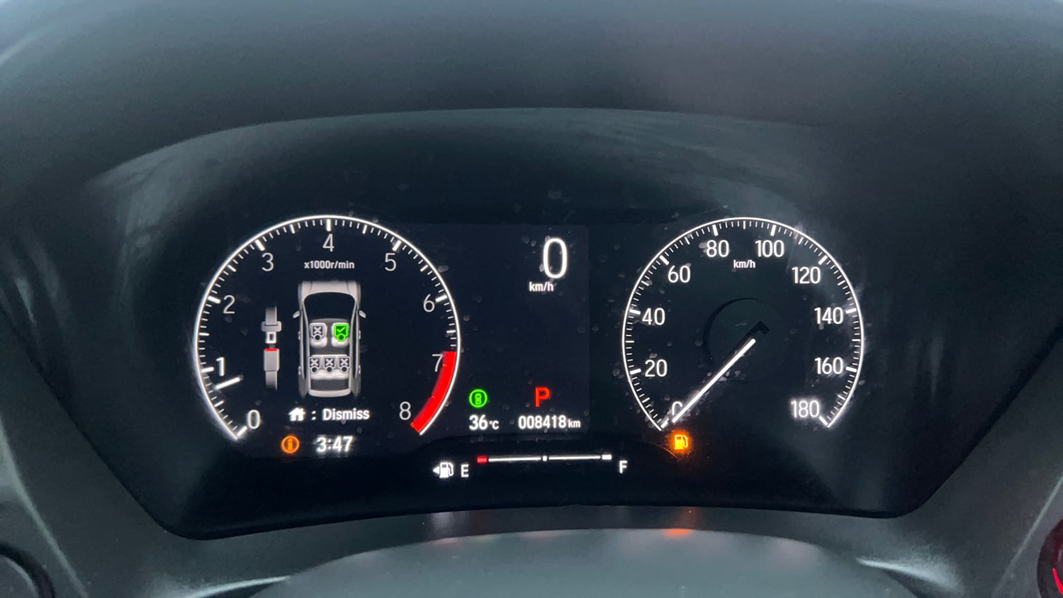 Used 2024 Honda Elevate ZX CVT Petrol Automatic interior CLUSTERMETER VIEW