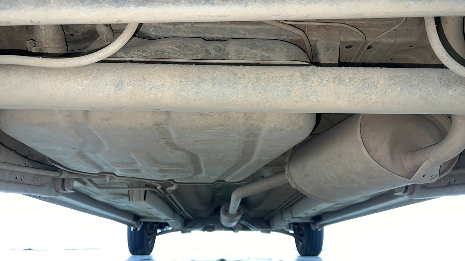 Used 2019 Maruti Suzuki Wagon R LXI CNG Cng Manual extra REAR UNDERBODY VIEW (TAKEN FROM REAR)
