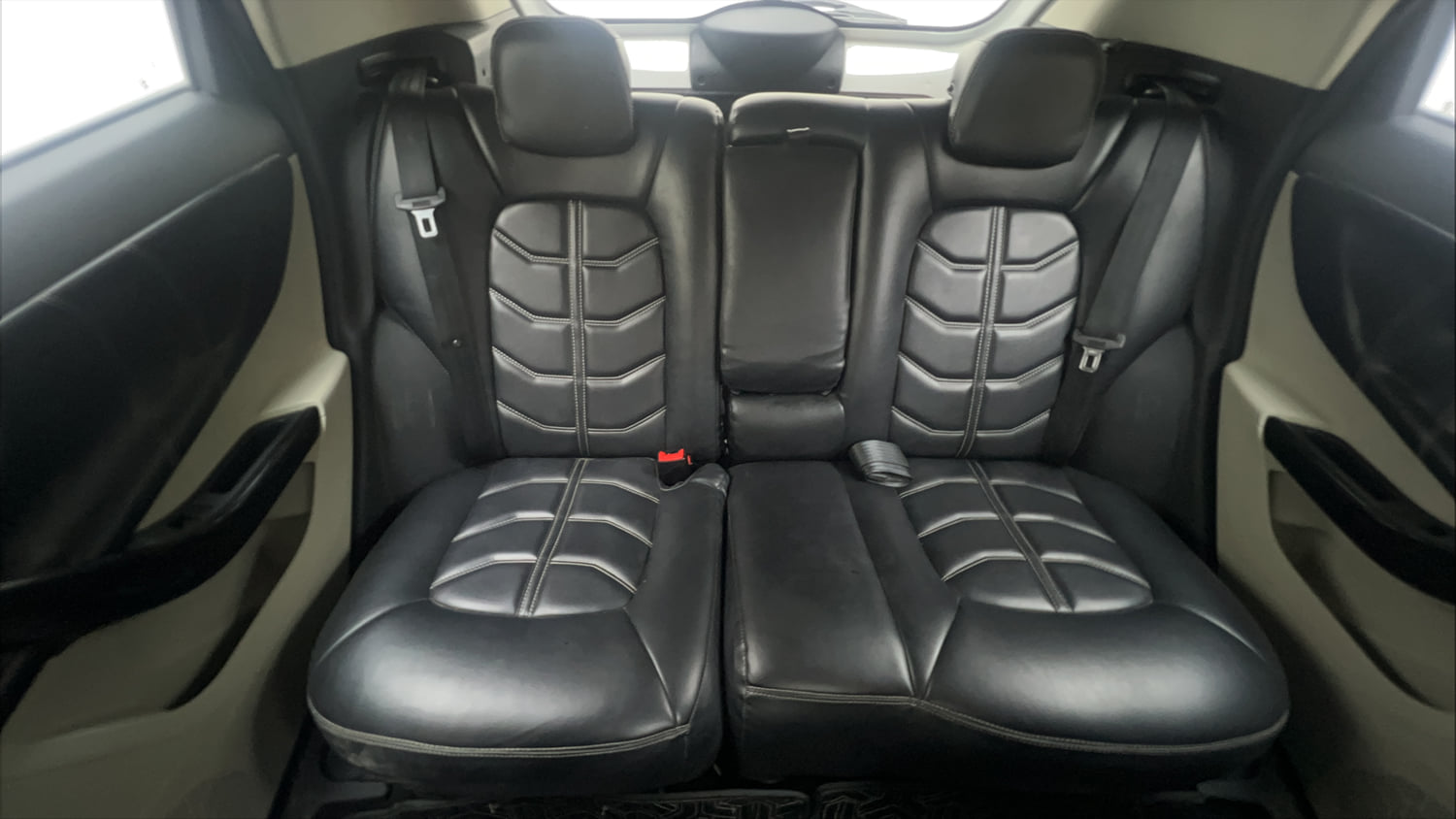 Used 2023 Tata Nexon XZ Plus (S) Petrol Manual interior REAR SEAT CONDITION VIEW