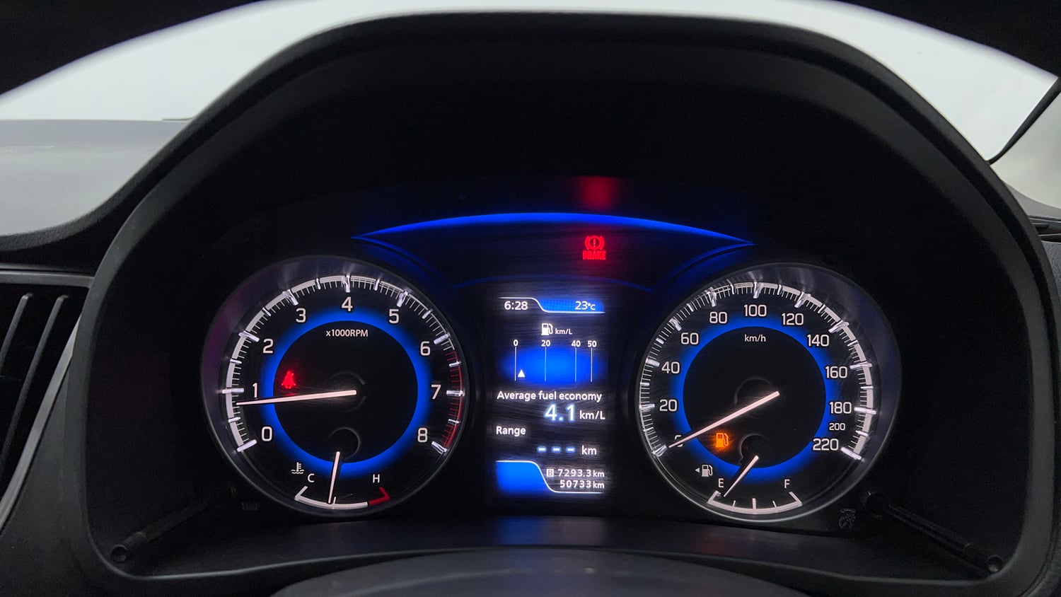 Used 2020 Maruti Suzuki Baleno Zeta Petrol Manual interior CLUSTERMETER VIEW