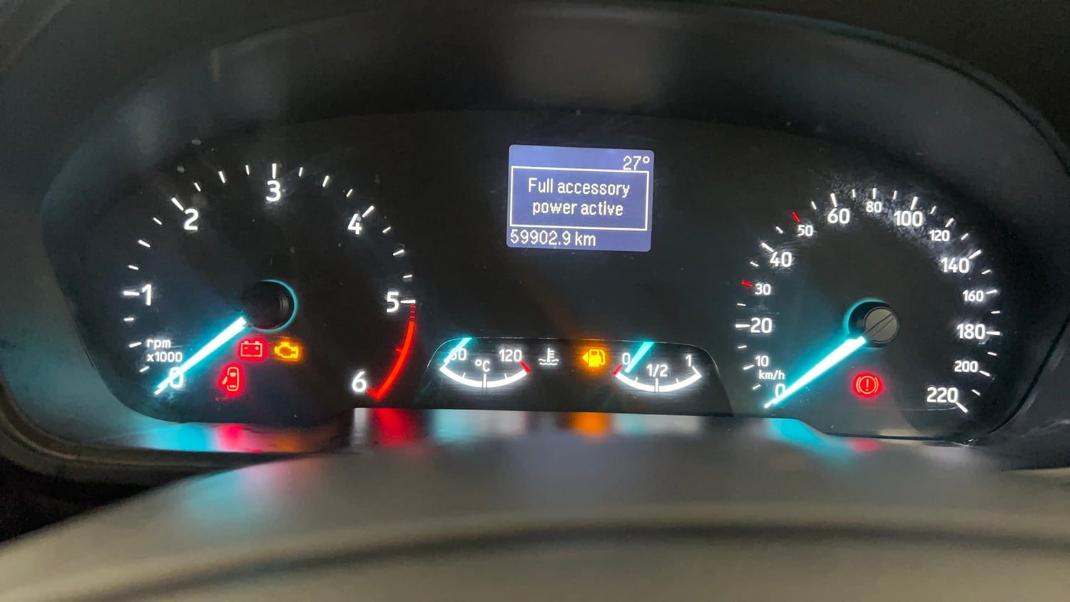 Used 2018 Ford EcoSport Titanium 1.5L TDCi Diesel Manual interior CLUSTERMETER VIEW