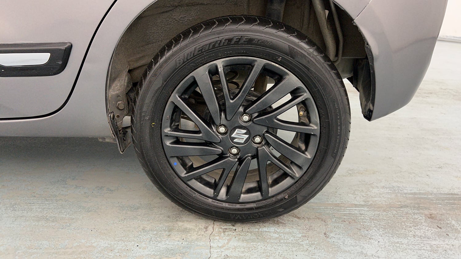 Used 2022 Maruti Suzuki Celerio ZXi Plus Petrol Manual tyres LEFT REAR TYRE RIM VIEW