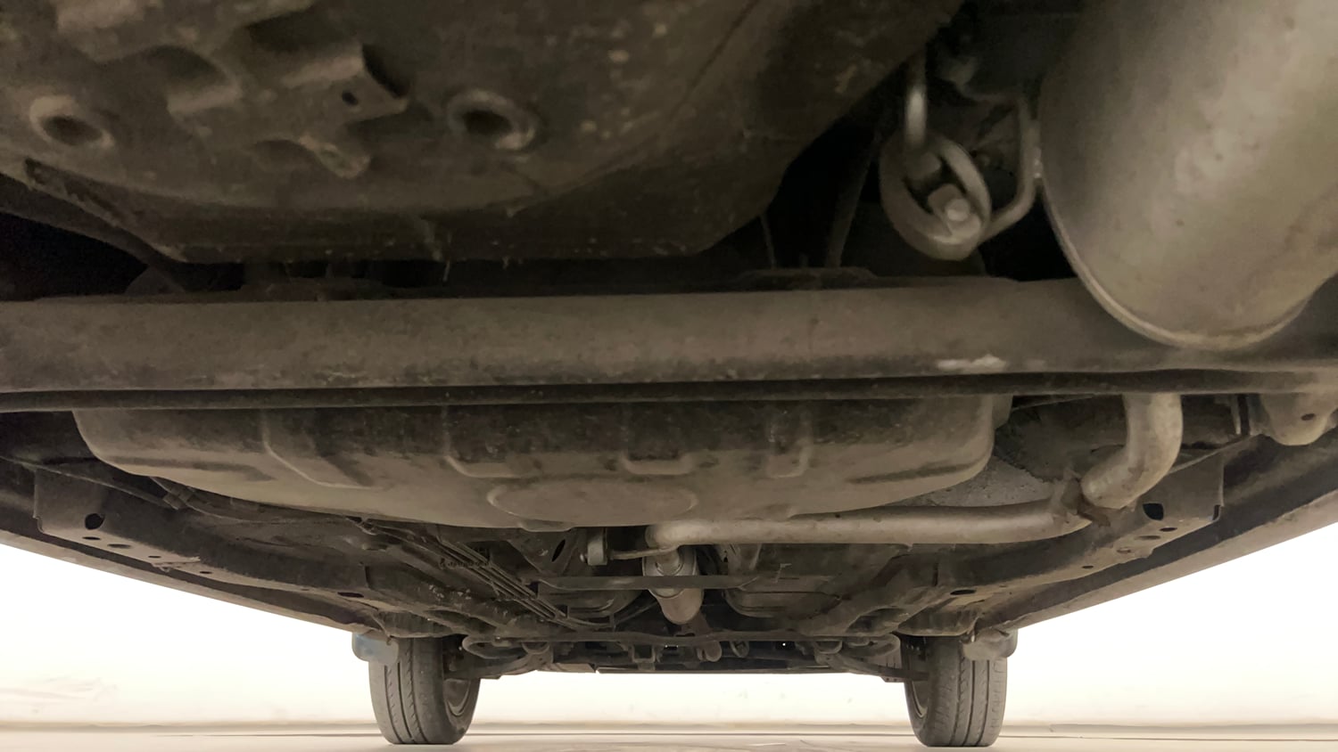Used 2019 Tata Tiago Revotron XZ Plus Petrol Manual extra REAR UNDERBODY VIEW (TAKEN FROM REAR)