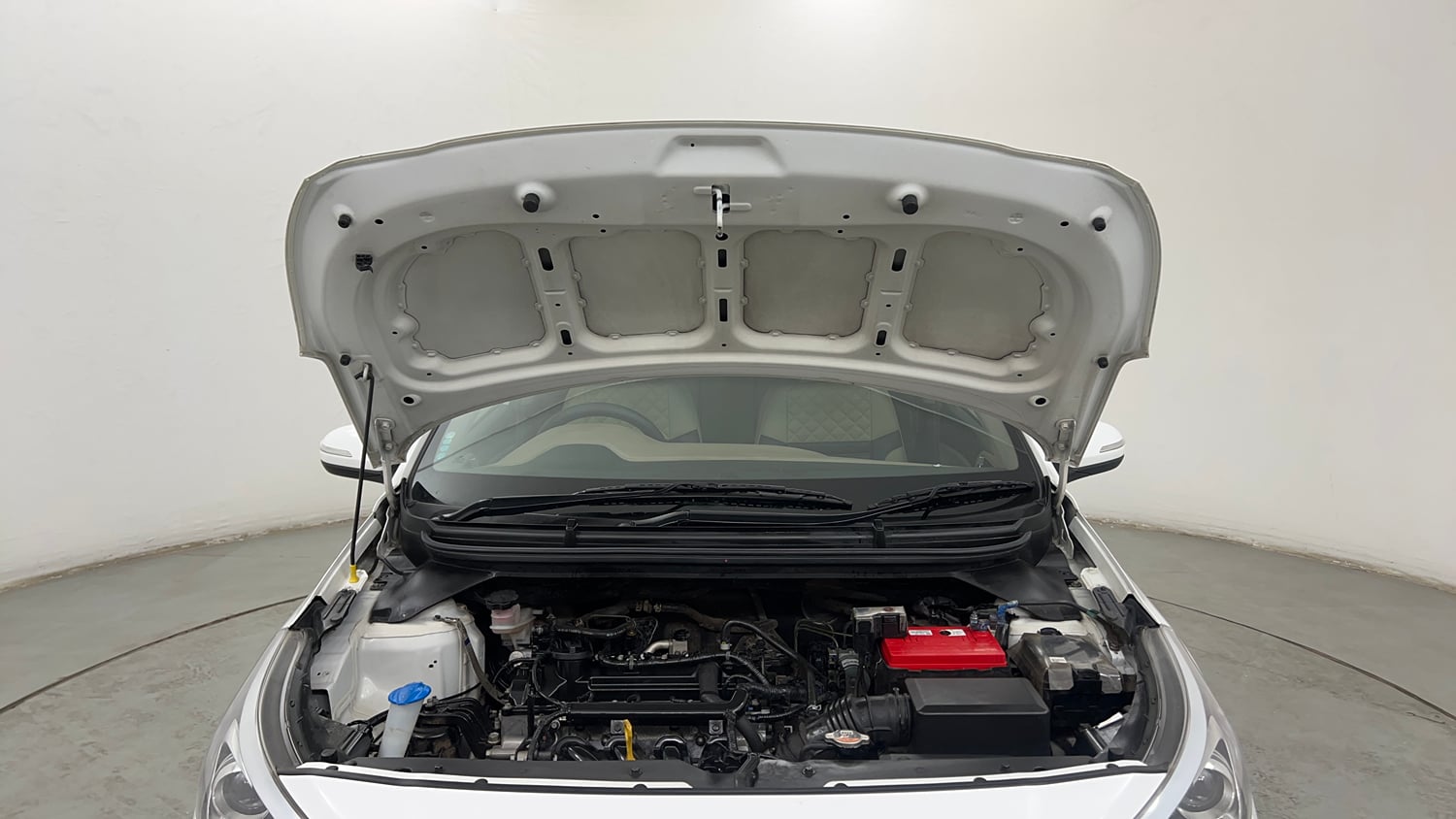 Used 2019 Hyundai Elite i20 Asta 1.2 (O) Petrol Manual engine ENGINE & BONNET OPEN FRONT VIEW