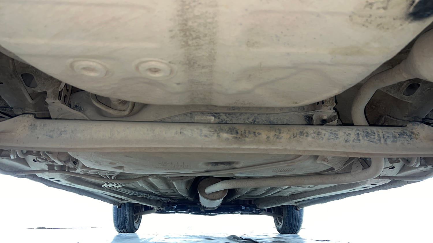 Used 2024 Maruti Suzuki Wagon R VXI 1.0 CNG Cng Manual extra REAR UNDERBODY VIEW (TAKEN FROM REAR)