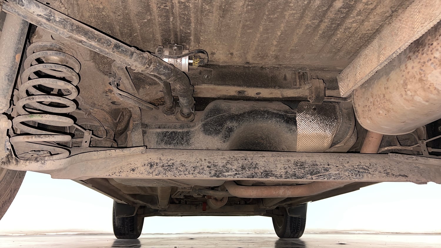 Used 2016 Ford EcoSport Titanium 1.5L Ti-VCT Petrol Manual extra REAR UNDERBODY VIEW (TAKEN FROM REAR)