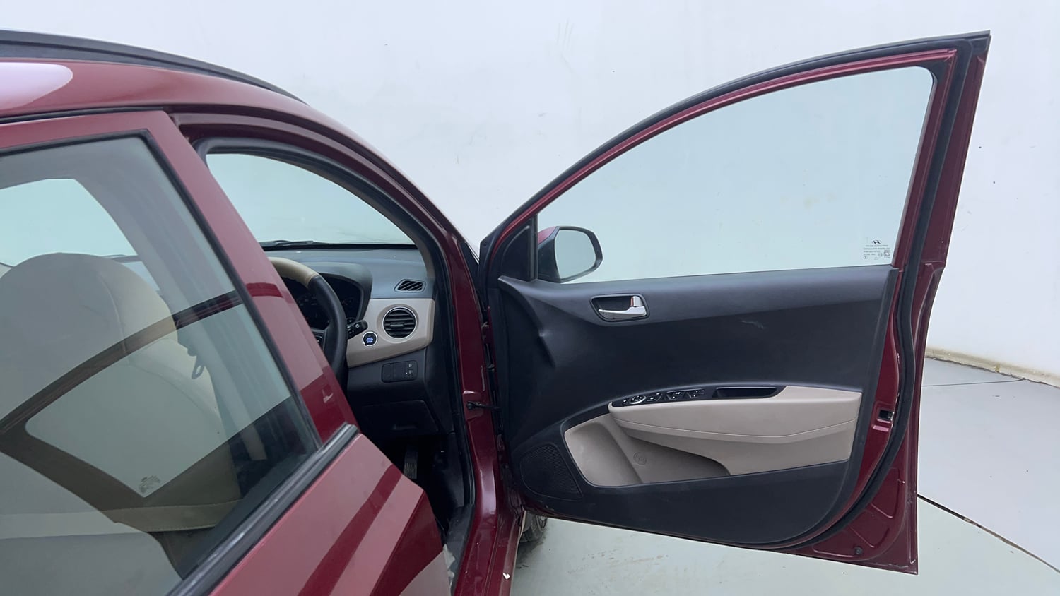 Used 2015 Hyundai Grand i10 Asta 1.2 Kappa VTVT Petrol Manual interior RIGHT FRONT DOOR OPEN VIEW