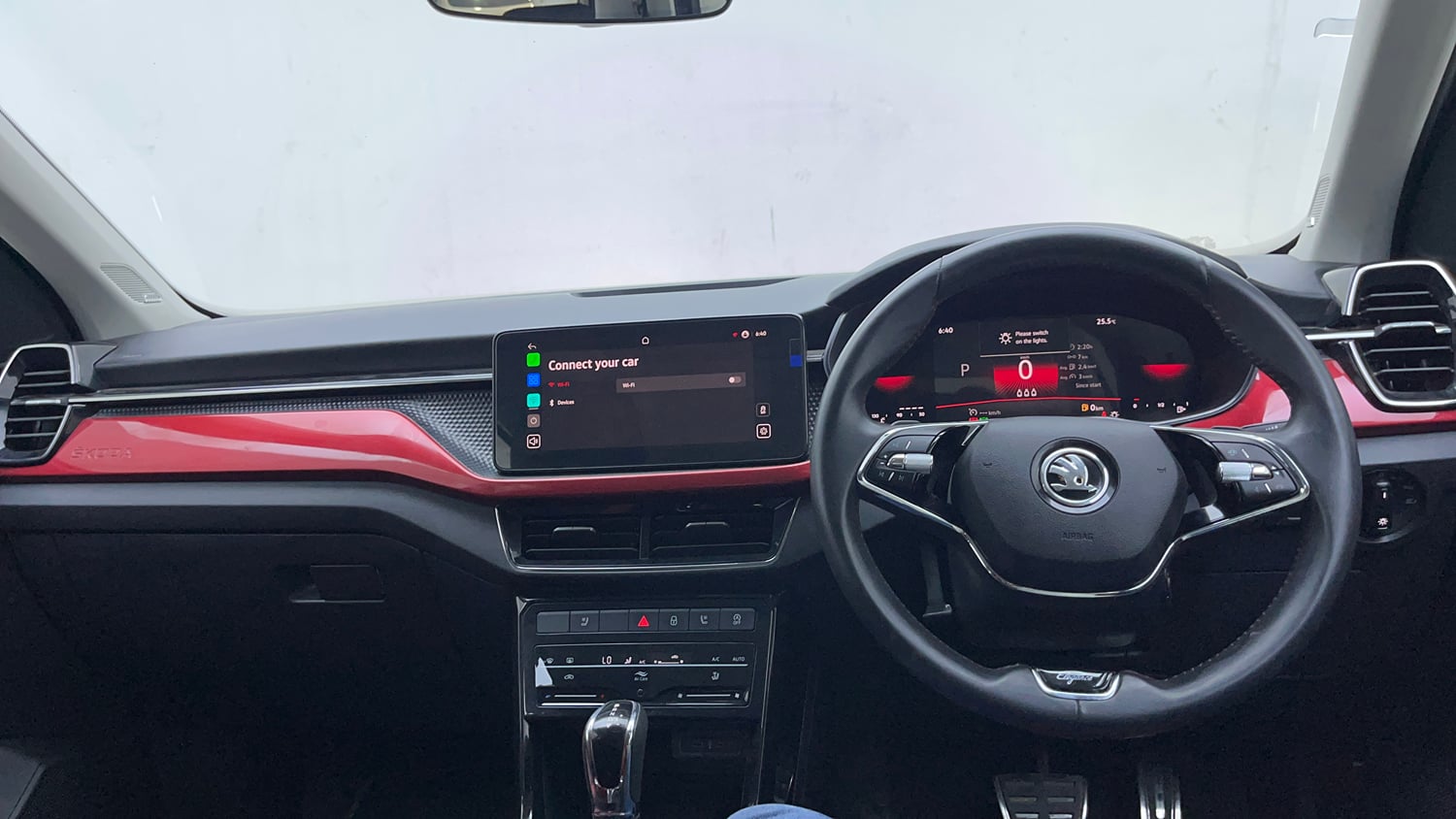 Used 2025 Skoda Kushaq Monte Carlo 1.0L TSI AT Petrol Automatic interior DASHBOARD VIEW