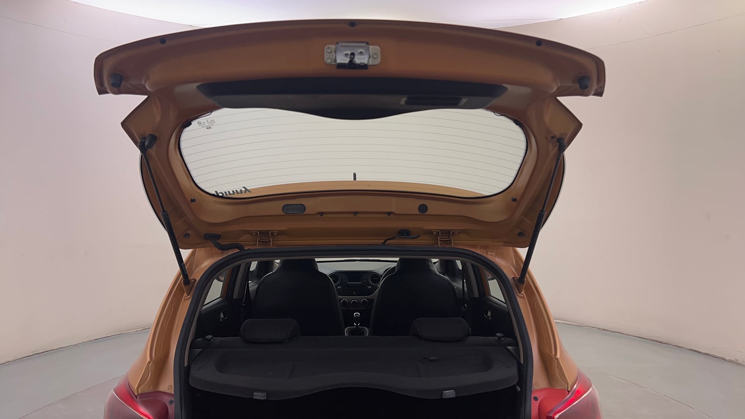 Used 2013 Hyundai Grand i10 Asta 1.2 Kappa VTVT Petrol Manual interior DICKY DOOR OPEN VIEW
