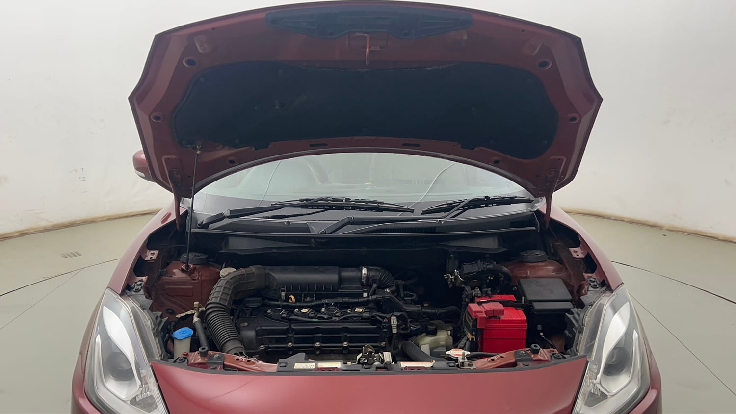 Used 2018 Maruti Suzuki Dzire ZXi Plus AMT Petrol Automatic engine ENGINE & BONNET OPEN FRONT VIEW