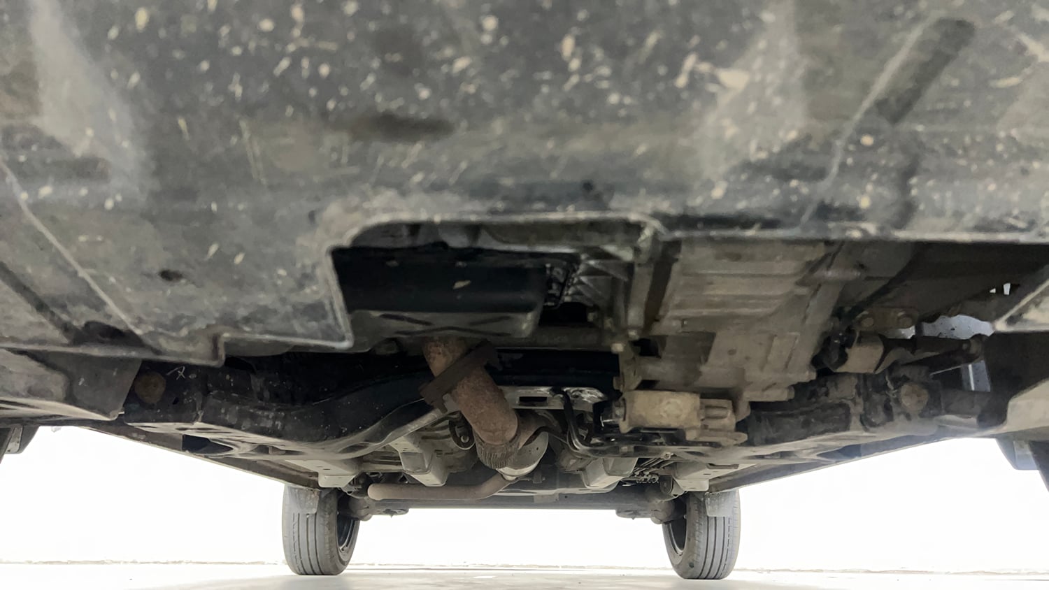 Used 2022 Tata Nexon XMA (S) Diesel Diesel Automatic extra FRONT LEFT UNDERBODY VIEW