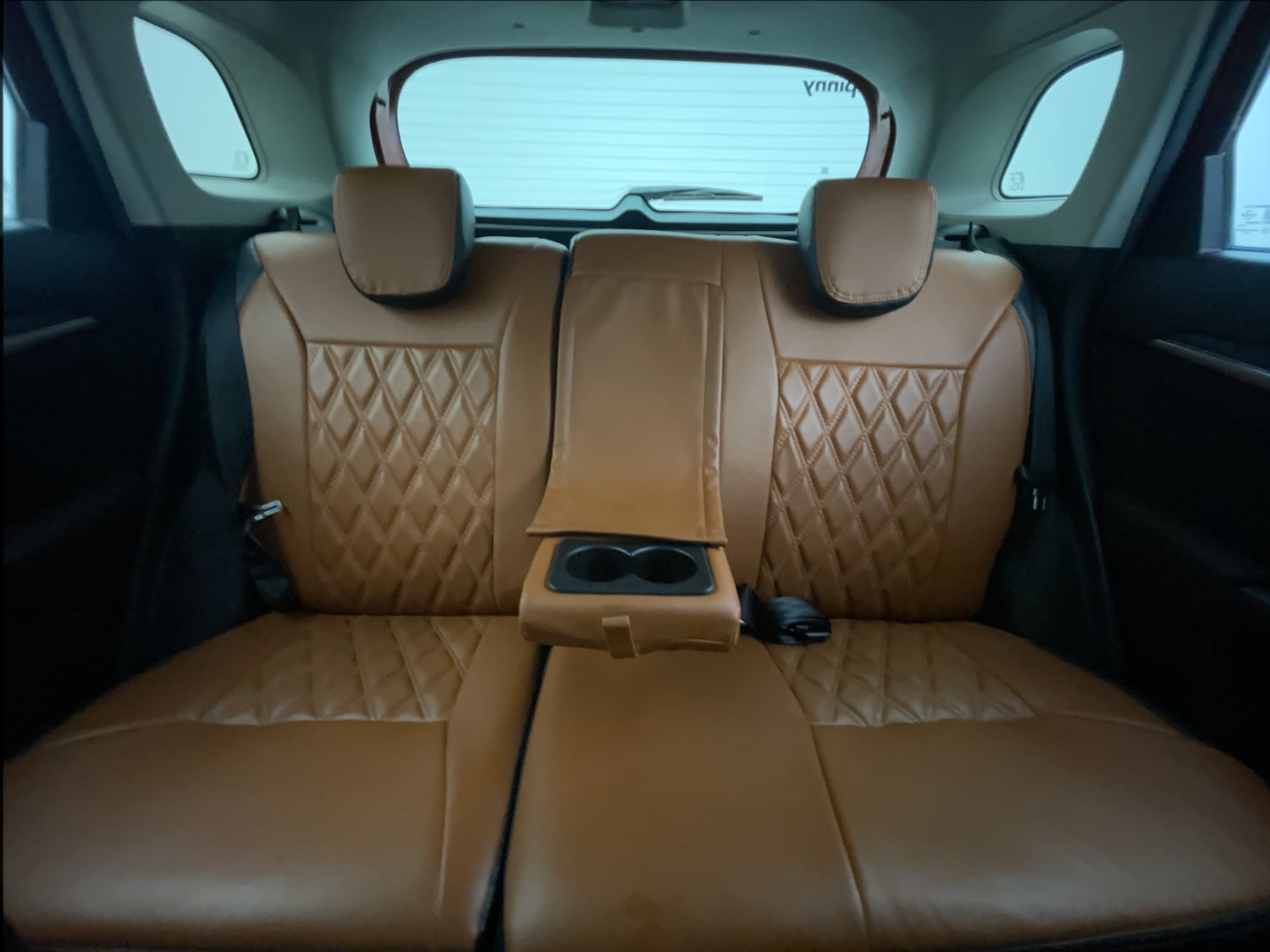 Used 2024 Maruti Suzuki Brezza ZXi S-CNG Dual Tone Cng Manual interior REAR SEAT CONDITION VIEW