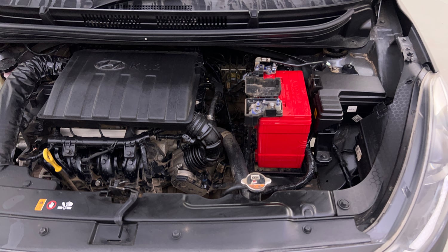 Used 2020 Hyundai Aura SX 1.2 (O) Petrol Petrol Manual engine ENGINE LEFT SIDE VIEW