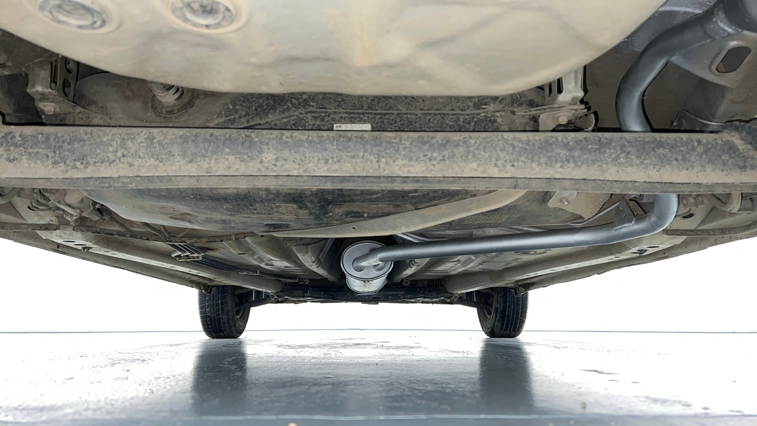 Used 2022 Maruti Suzuki Wagon R LXI 1.0 Petrol Manual extra REAR UNDERBODY VIEW (TAKEN FROM REAR)