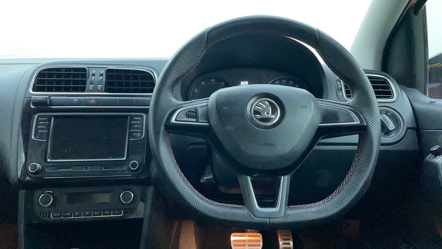 Used 2018 Skoda Rapid Style 1.6 MPI AT Petrol Automatic interior STEERING VIEW