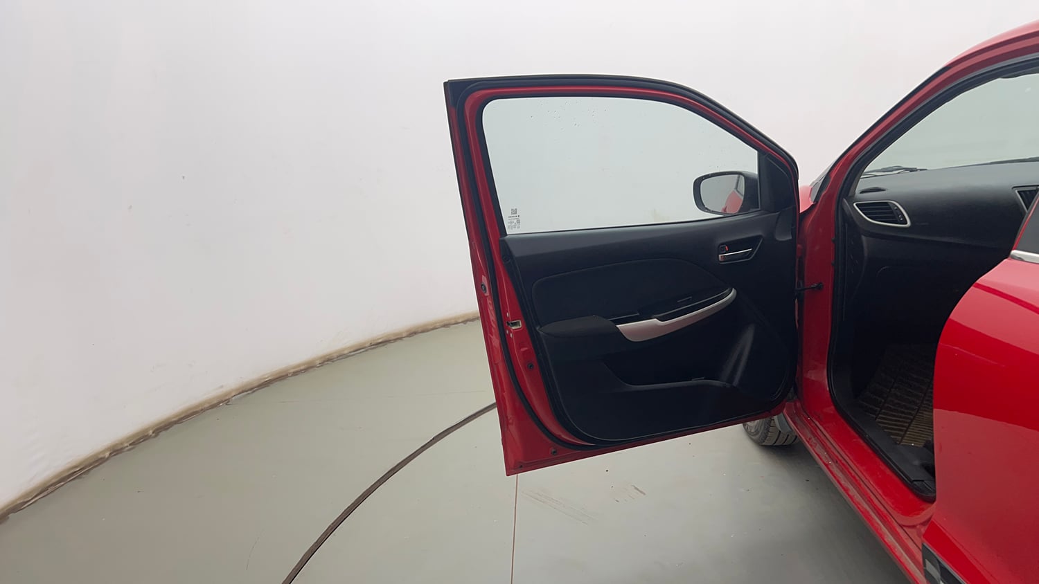 Used 2018 Maruti Suzuki Baleno Delta 1.2 Petrol Manual interior LEFT FRONT DOOR OPEN VIEW