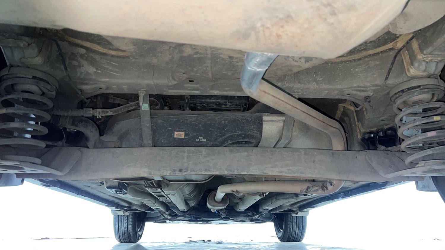 Used 2018 Hyundai Creta E Plus 1.6 Petrol Petrol Manual extra REAR UNDERBODY VIEW (TAKEN FROM REAR)