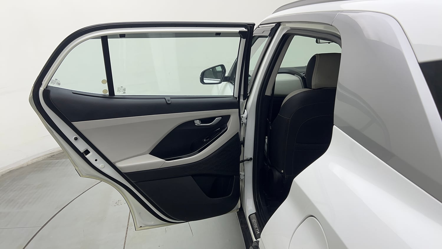 Used 2022 Hyundai Creta SX 1.5 Petrol Executive Petrol Manual interior LEFT REAR DOOR OPEN VIEW