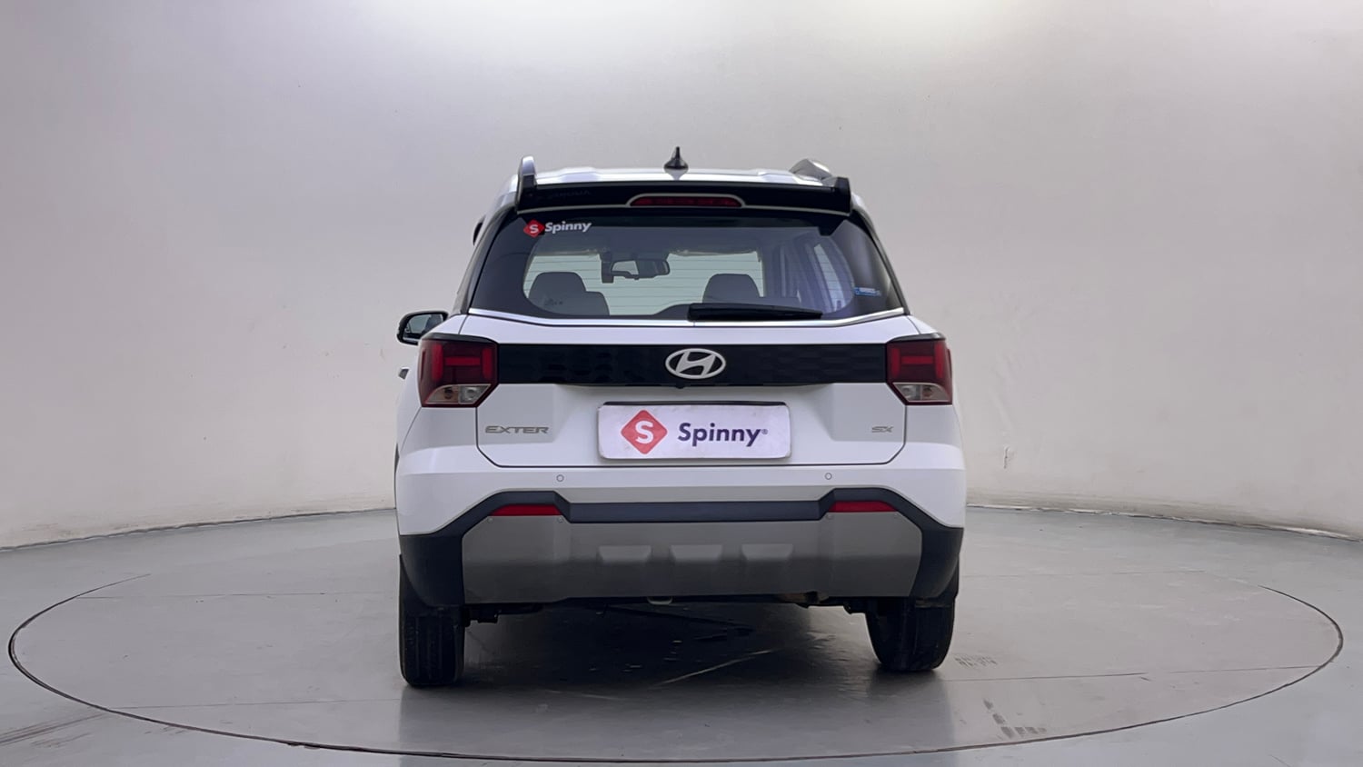 Used 2023 Hyundai Exter SX (O) Connect 1.2 AMT Petrol Automatic exterior BACK VIEW