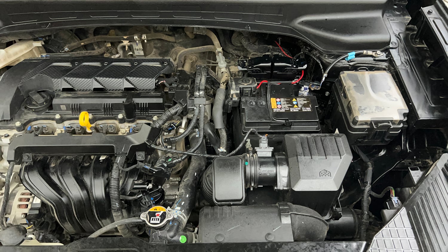 Used 2023 Hyundai Creta SX 1.5 Petrol Petrol Manual engine ENGINE LEFT SIDE VIEW