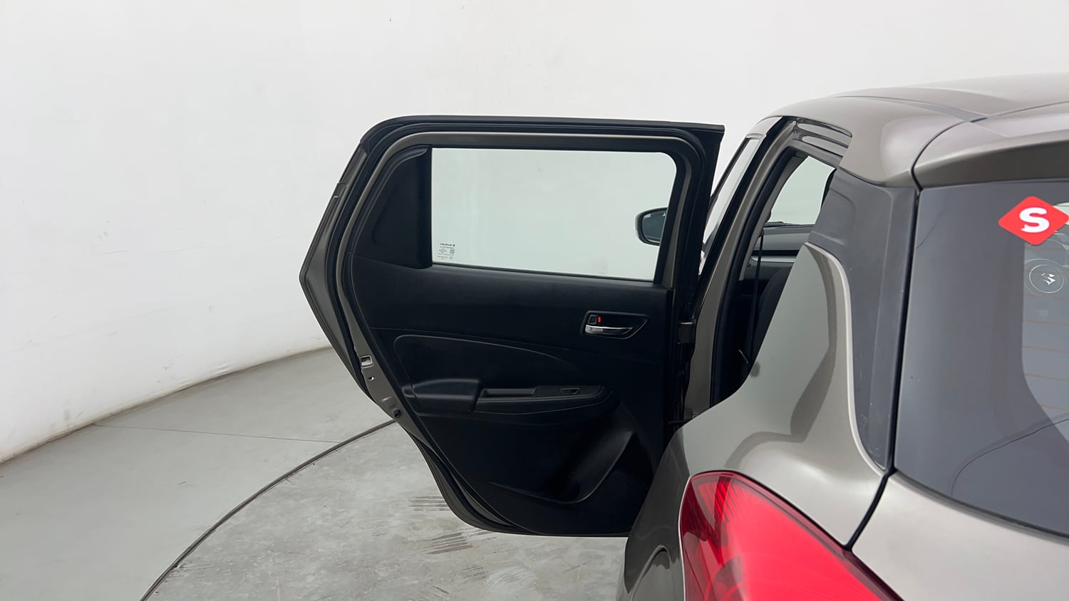 Used 2018 Maruti Suzuki Swift ZXi AMT Petrol Automatic interior LEFT REAR DOOR OPEN VIEW