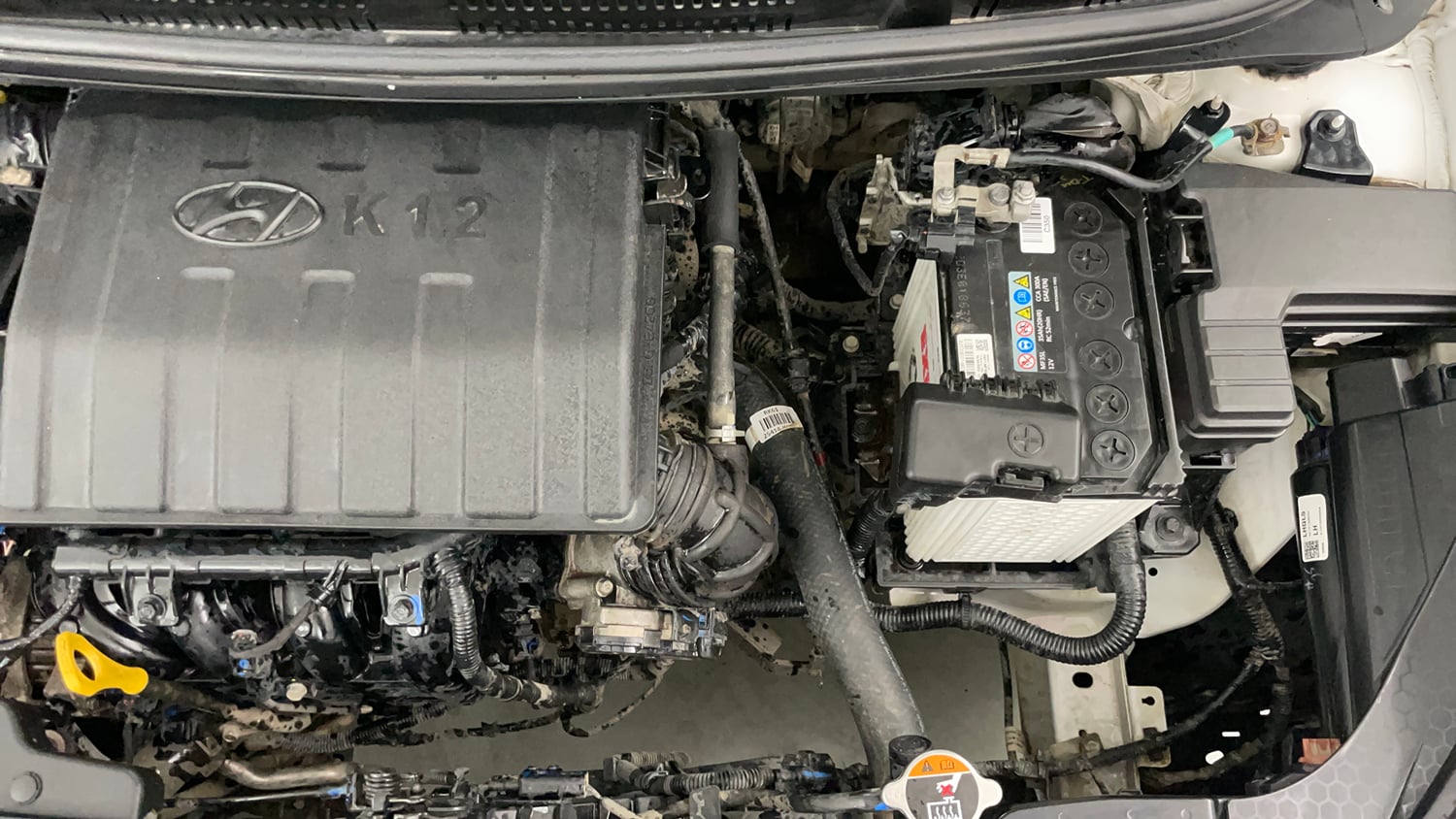 Used 2023 Hyundai Grand i10 Nios Magna 1.2 Kappa VTVT Petrol Manual engine ENGINE LEFT SIDE VIEW