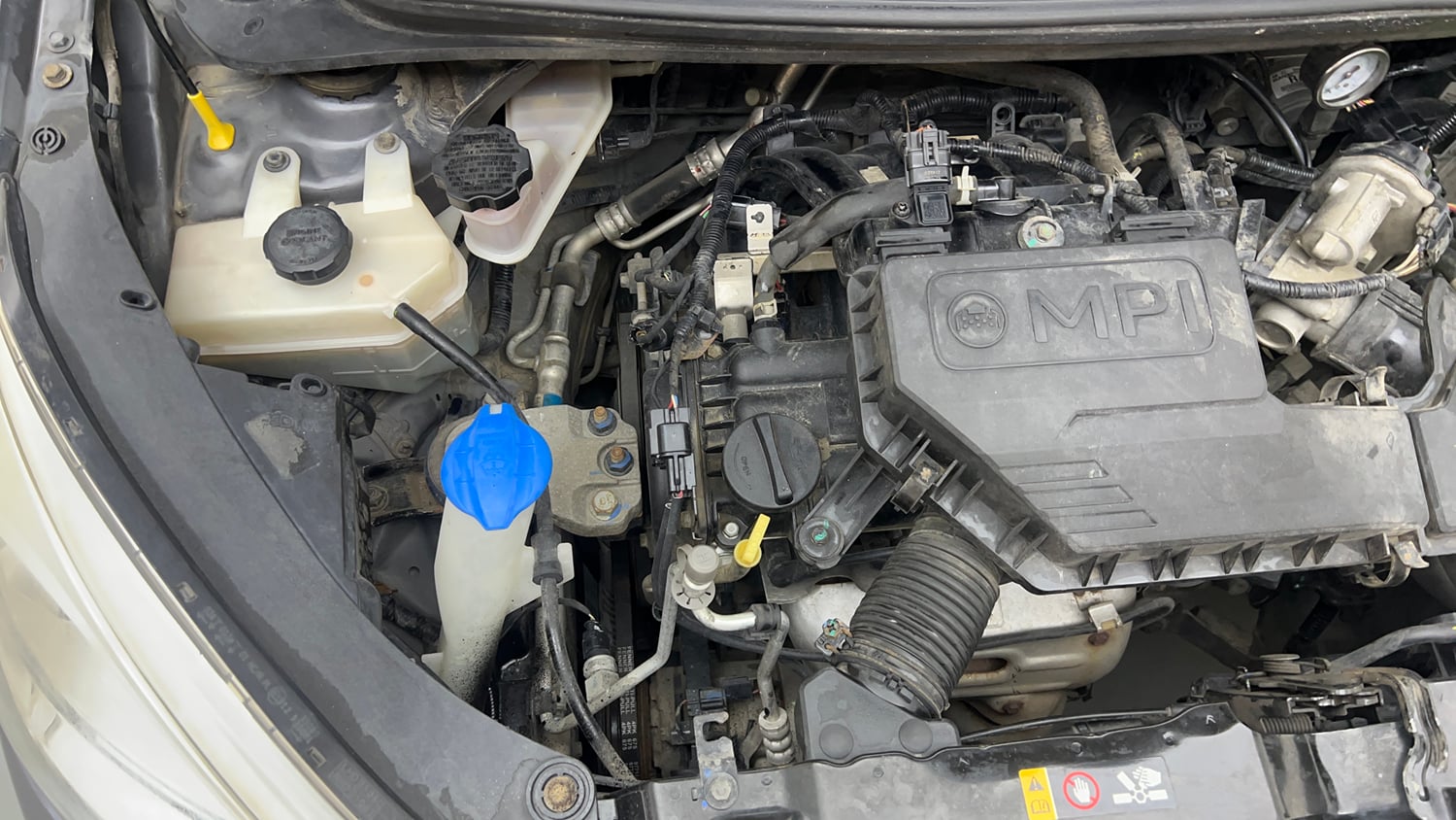 Used 2019 Hyundai Santro Sportz CNG Cng Manual engine ENGINE RIGHT SIDE VIEW