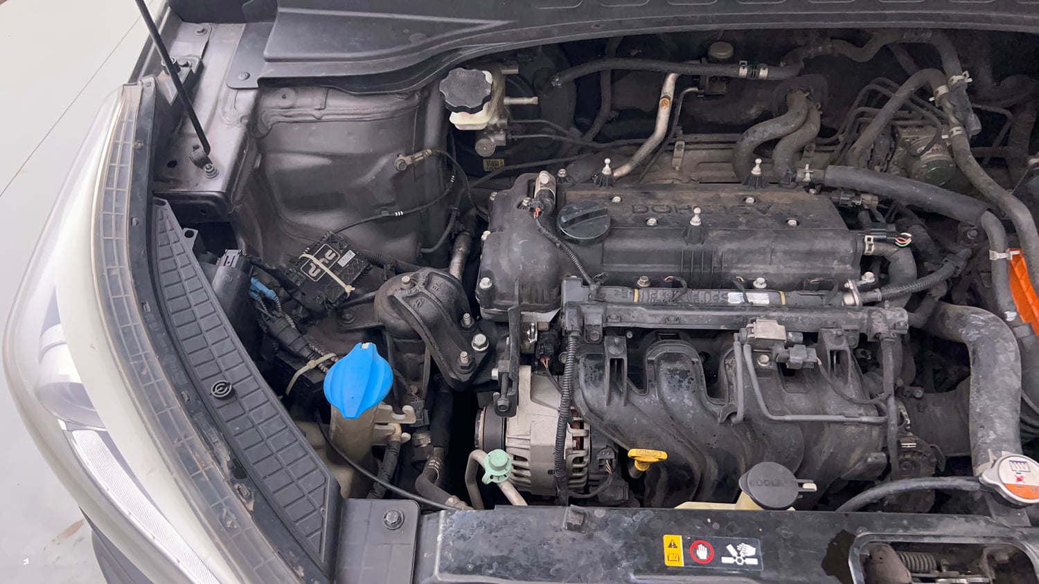 Used 2017 Hyundai Creta SX Plus 1.6 AT Petrol Petrol Automatic engine ENGINE RIGHT SIDE VIEW