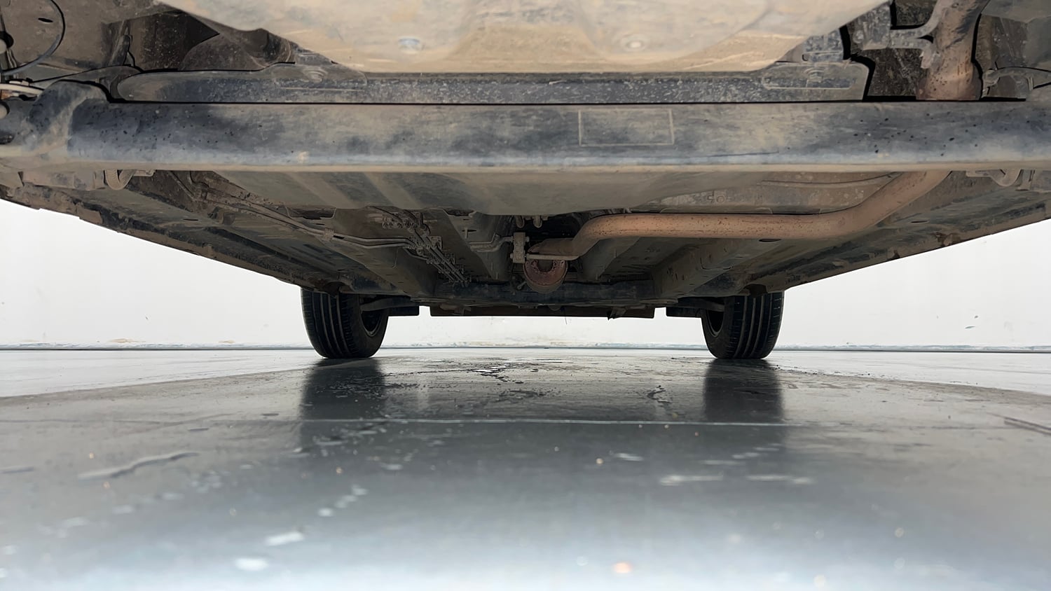 Used 2022 Tata Punch Creative Dual Tone Petrol Manual extra REAR UNDERBODY VIEW (TAKEN FROM REAR)